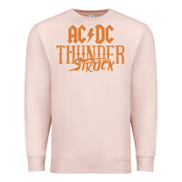 Pale Pink thunderstruck Premium Sweatshirt - linhVisuals