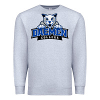Heather Grey daemen college Premium Sweatshirt - linhVisuals