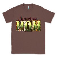 Chestnut American Mom Mother's Day Classic Tee - CowGirlArtShop