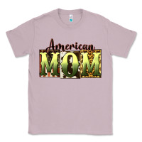 Lilac American Mom Mother's Day Classic Tee - CowGirlArtShop