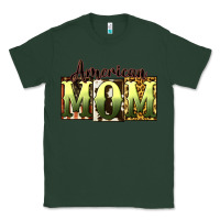 Sports Green American Mom Mother's Day Classic Tee - CowGirlArtShop