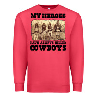 Cardinal my heroes have always killed cowboys retro Premium Sweatshirt - linhVisuals