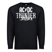 Black the thunderstruck Premium Sweatshirt - linhVisuals