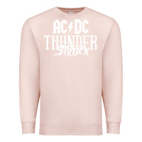 Pale Pink the thunderstruck Premium Sweatshirt - linhVisuals