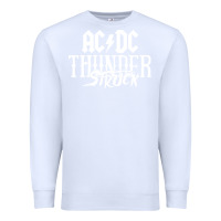 White the thunderstruck Premium Sweatshirt - linhVisuals