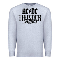 Heather Grey thunderstruck Premium Sweatshirt - linhVisuals