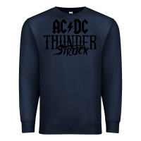 Navy thunderstruck Premium Sweatshirt - linhVisuals