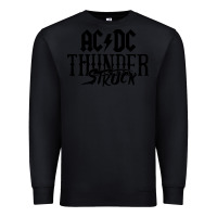 Black thunderstruck Premium Sweatshirt - linhVisuals