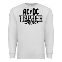 Dove Grey thunderstruck Premium Sweatshirt - linhVisuals