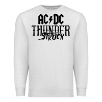 Oatmeal Heather thunderstruck Premium Sweatshirt - linhVisuals