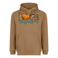 Toasted Coconut love thanksgiving pumpkin Heavyweight Hoodie - JahusDesignShop