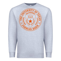 Heather Grey The University of Texas Permian Basin Premium Sweatshirt - linhVisuals