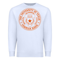 White The University of Texas Permian Basin Premium Sweatshirt - linhVisuals