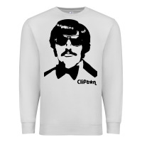 Dove Grey tony clifton Premium Sweatshirt - linhVisuals