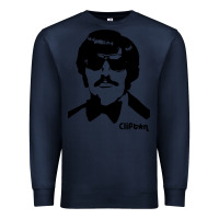 Navy tony clifton Premium Sweatshirt - linhVisuals