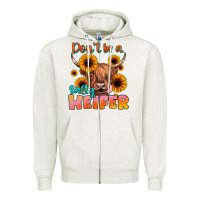 Dont Be A Salty Heifer Zipper Hoodie | Teevron