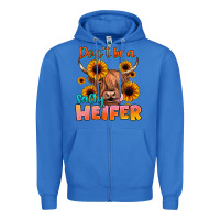 True Royal dont be a salty heifer Zipper Hoodie - JahusDesignShop