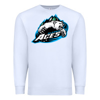 White the-alaska-aces-merch Premium Sweatshirt - linhVisuals