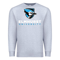 Heather Grey elmhurst university Premium Sweatshirt - linhVisuals