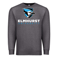 Charcoal Heather elmhurst university Premium Sweatshirt - linhVisuals
