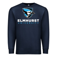 Navy elmhurst university Premium Sweatshirt - linhVisuals