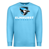 Ocean Blue elmhurst university Premium Sweatshirt - linhVisuals