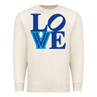 Sandshell villanova love Premium Sweatshirt - linhVisuals