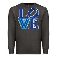 Smoke villanova love Premium Sweatshirt - linhVisuals