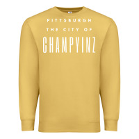 Antique Gold pittsburgh city of champyinz steel city Premium Sweatshirt - linhVisuals