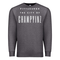 Charcoal Heather pittsburgh city of champyinz steel city Premium Sweatshirt - linhVisuals