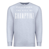 Heather Grey pittsburgh city of champyinz steel city Premium Sweatshirt - linhVisuals