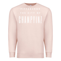 Pale Pink pittsburgh city of champyinz steel city Premium Sweatshirt - linhVisuals