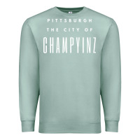 Seafoam pittsburgh city of champyinz steel city Premium Sweatshirt - linhVisuals