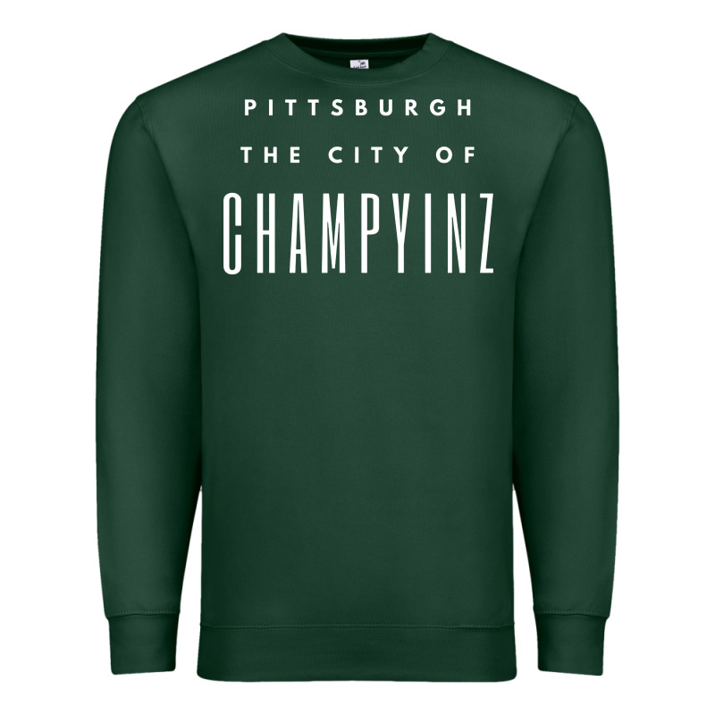 Pittsburgh City Of Champyinz Steel City Premium Sweatshirt by linhVisuals | Teevron