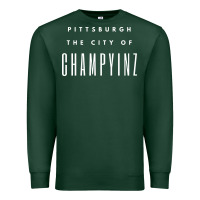 Sports Green pittsburgh city of champyinz steel city Premium Sweatshirt - linhVisuals