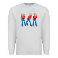 Dove Grey dolly musician Premium Sweatshirt - linhVisuals