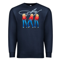 Navy dolly musician Premium Sweatshirt - linhVisuals