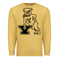 Antique Gold yale vintage Premium Sweatshirt - linhVisuals