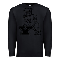 Black yale vintage Premium Sweatshirt - linhVisuals