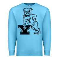 Ocean Blue yale vintage Premium Sweatshirt - linhVisuals