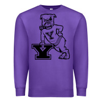 Purple yale vintage Premium Sweatshirt - linhVisuals
