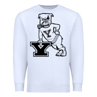 White yale vintage Premium Sweatshirt - linhVisuals