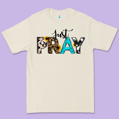 Just Pray Premium Tee Designed By Ranaportraitstore