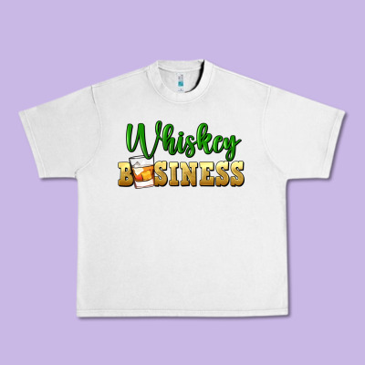 Whiskey Business Urban Heavy Tee Designed By Fadigitalartstudio