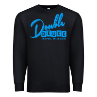 Black double deuce bar Premium Sweatshirt - linhVisuals