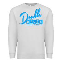 Dove Grey double deuce bar Premium Sweatshirt - linhVisuals