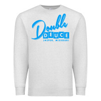 Oatmeal Heather double deuce bar Premium Sweatshirt - linhVisuals