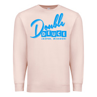 Pale Pink double deuce bar Premium Sweatshirt - linhVisuals