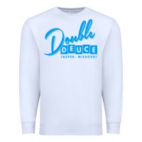 White double deuce bar Premium Sweatshirt - linhVisuals