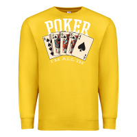 Lemon poker all in royal flush lucky casino Premium Sweatshirt - linhVisuals